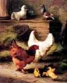 unknow artist Hens and Chicken